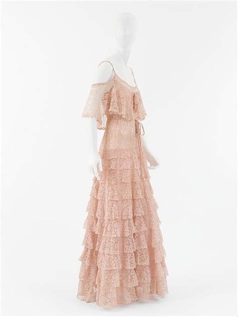 1930s gown chanel ruffles asymmetrical|gabrielle chanel evening dress.